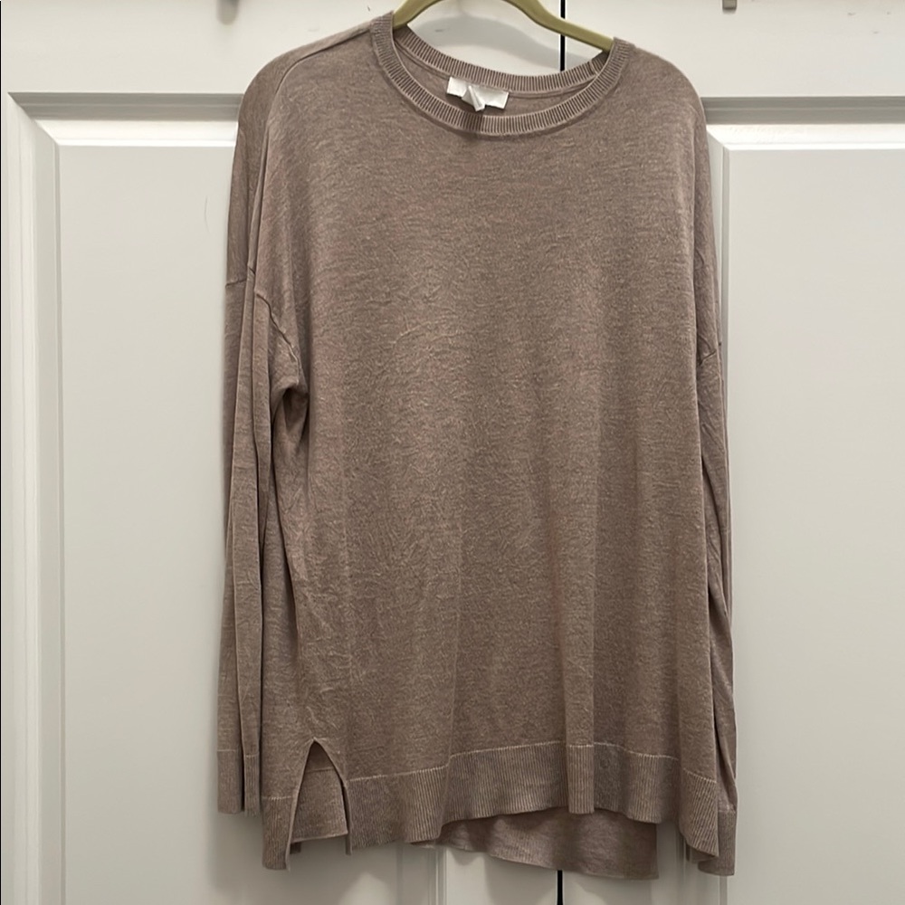 H&M Taupe Long Sleeve Sweater